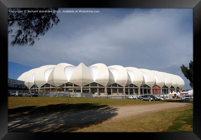 Port Elizabeth Stadium Framed Print by Richard Wareham
