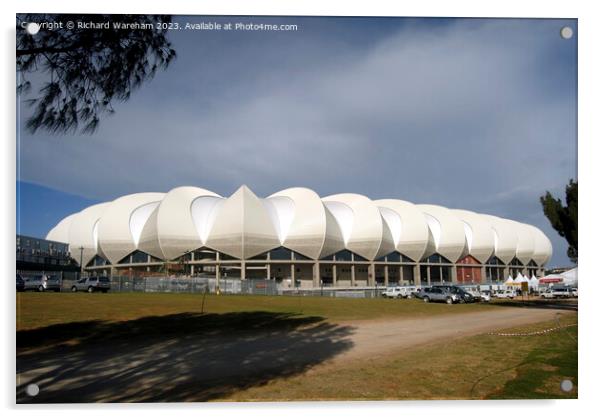 Port Elizabeth Stadium Acrylic by Richard Wareham