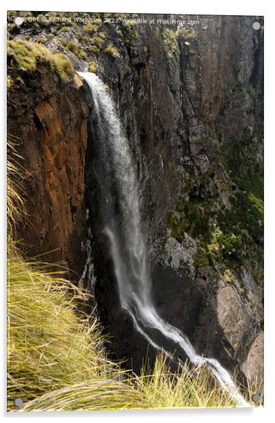 Tugela Falls Acrylic by Richard Wareham