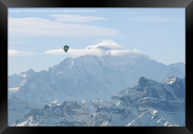 Mont Blanc Framed Print by Richard Wareham
