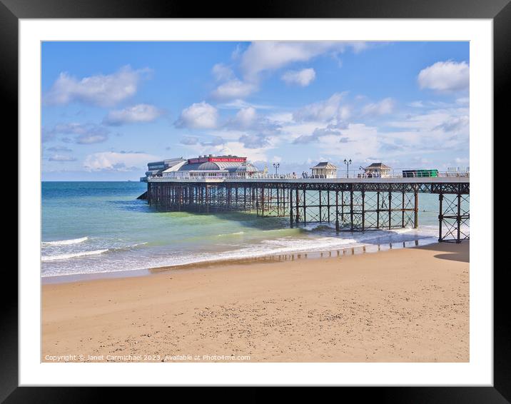 Cromer - Gem of the Norfolk Coast Framed Mounted Print by Janet Carmichael