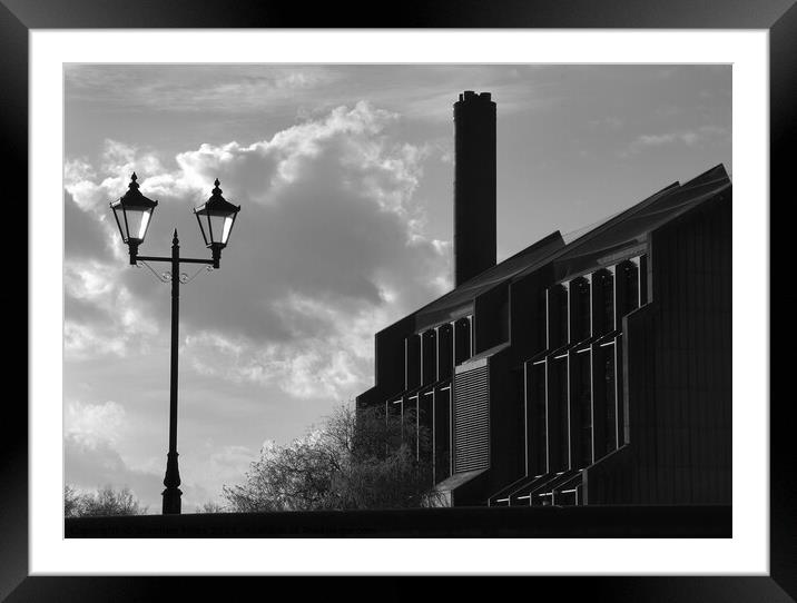 Factory at Sunset Framed Mounted Print by Stephen Moss