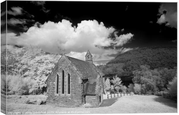 Nantgwyllt Chapel of Ease Canvas Print by Andy Critchfield