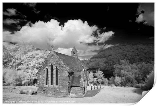 Nantgwyllt Chapel of Ease Print by Andy Critchfield