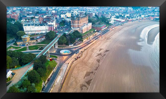 Scarborough at Dawn Framed Print by Tim Hill