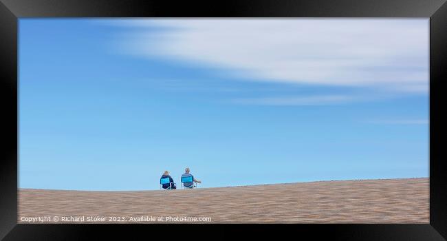 Watching And Waiting Framed Print by Richard Stoker