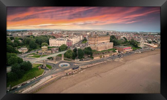 Scarborough Grand Hotel Framed Print by Apollo Aerial Photography