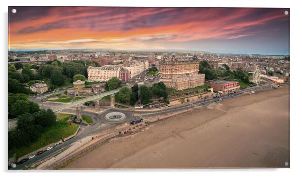 Scarborough Grand Hotel Acrylic by Apollo Aerial Photography