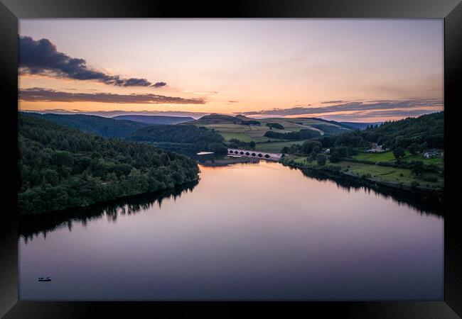 Ladybower Views Framed Print by Apollo Aerial Photography