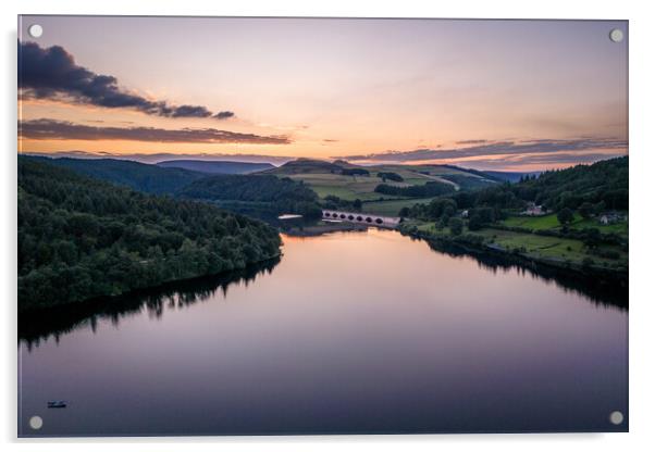 Ladybower Views Acrylic by Apollo Aerial Photography