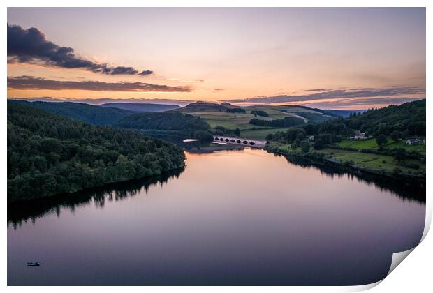 Ladybower Views Print by Apollo Aerial Photography