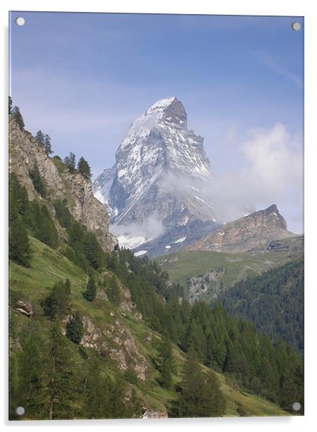 The Matterhorn  Acrylic by Shoshan Photography 
