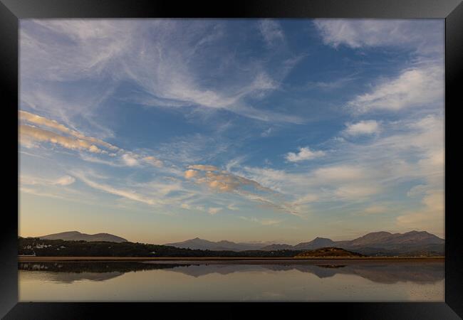 Skyscape over Snowdonia Framed Print by Rory Trappe