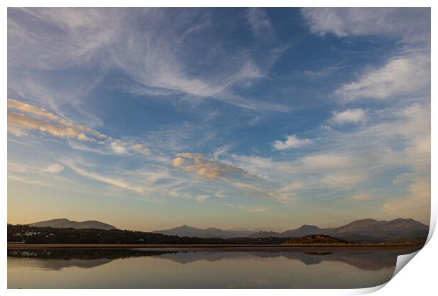 Skyscape over Snowdonia Print by Rory Trappe