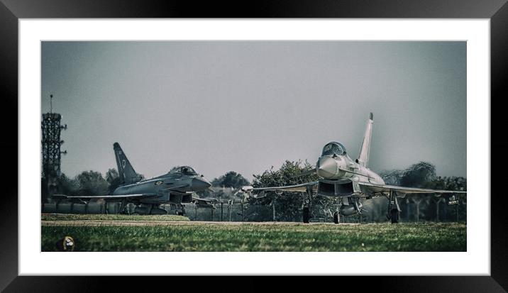 taxiing out Framed Mounted Print by sean clifford