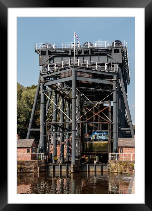 Anderton Boat Lift Framed Mounted Print by Wendy Williams CPAGB
