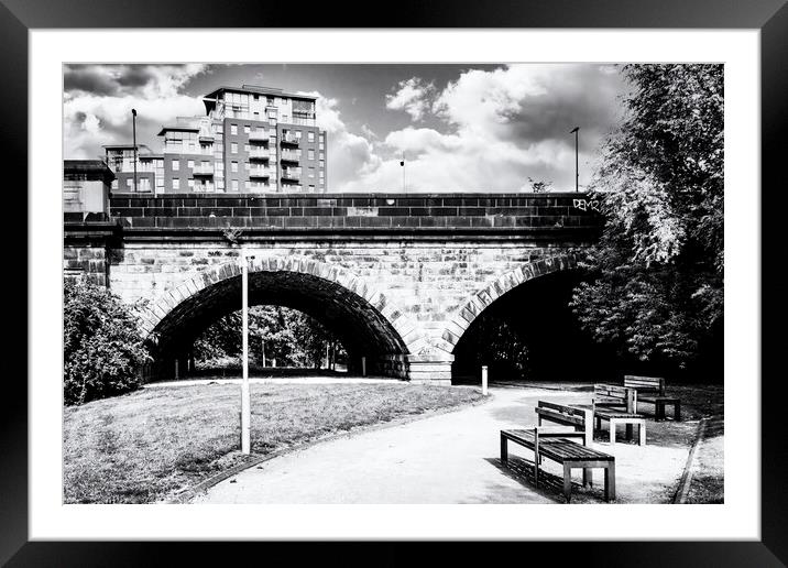 Monks Bridge Viaduct Framed Mounted Print by Glen Allen