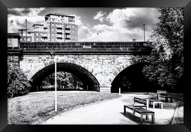 Monks Bridge Viaduct Framed Print by Glen Allen