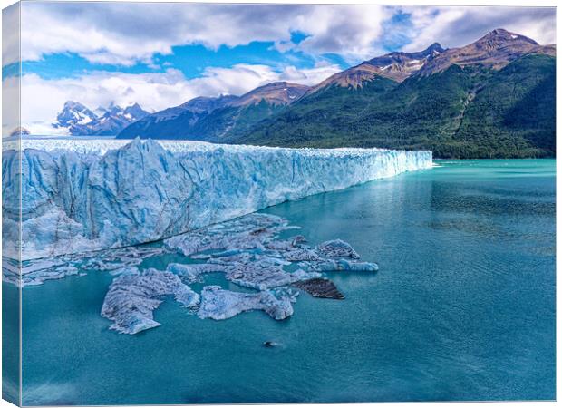 Perito Moreno Glacier Canvas Print by Steve Painter