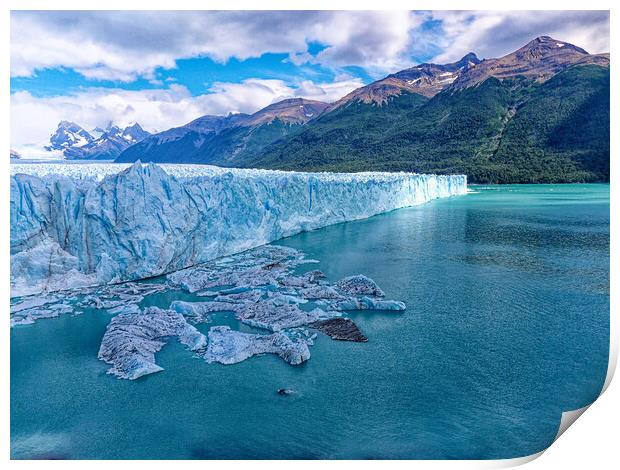 Perito Moreno Glacier Print by Steve Painter
