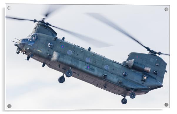 Chinook HC.4/6A in the hover Acrylic by Jason Wells
