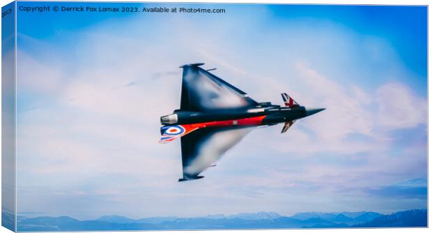 Euro fighter typhoon Canvas Print by Derrick Fox Lomax