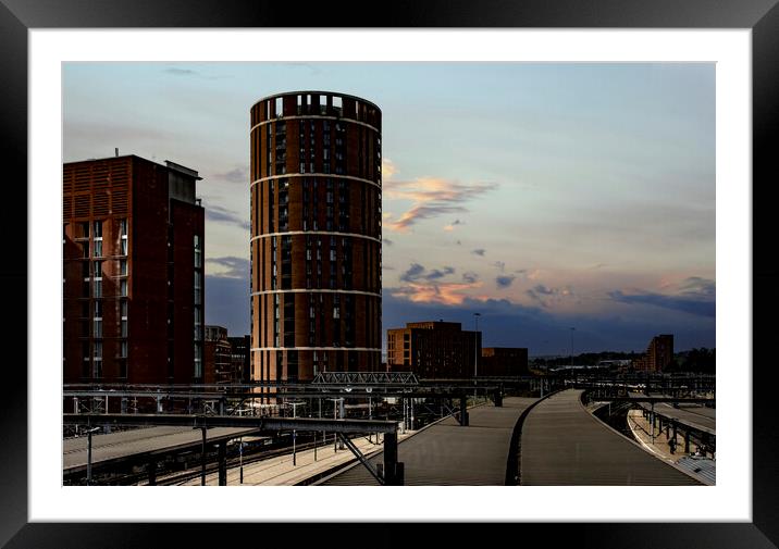 The Candle Building Leeds Framed Mounted Print by Glen Allen