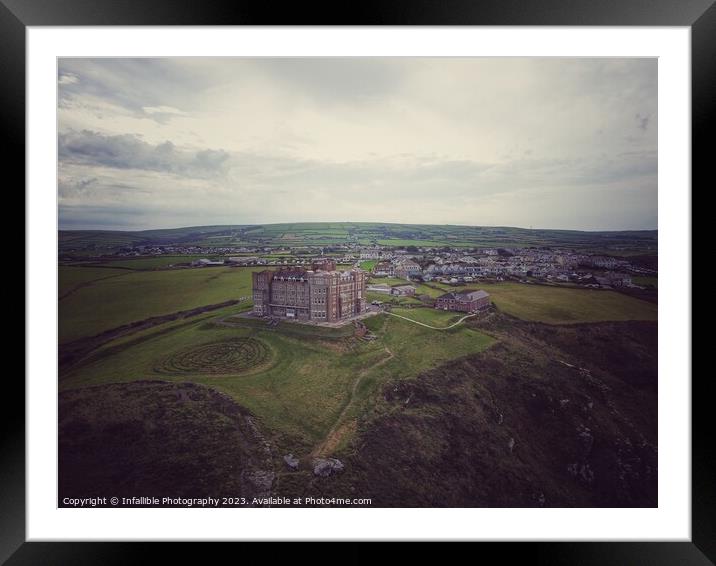 Tintagel landscape  Framed Mounted Print by Infallible Photography