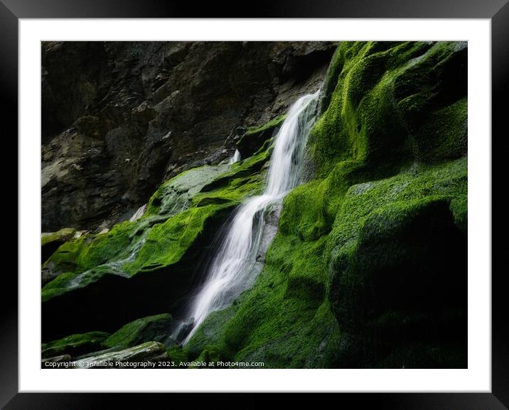 Waterfall. Framed Mounted Print by Infallible Photography