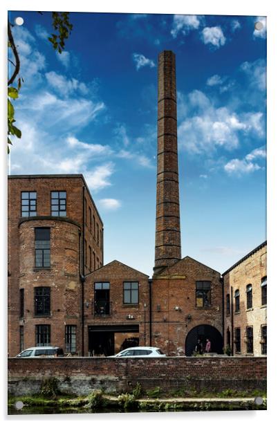 Castleton Mill - Leeds Acrylic by Glen Allen