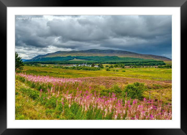 The Dalwhinnie Distillery, Morayshire, Scotland Framed Mounted Print by Navin Mistry