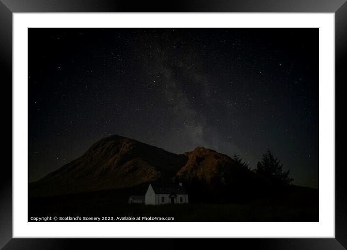 Lagangarbh Hut, Glencoe, Highlands Scotland. Framed Mounted Print by Scotland's Scenery