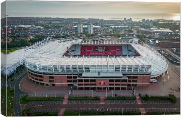 The Stadium of Light Canvas Print by Apollo Aerial Photography