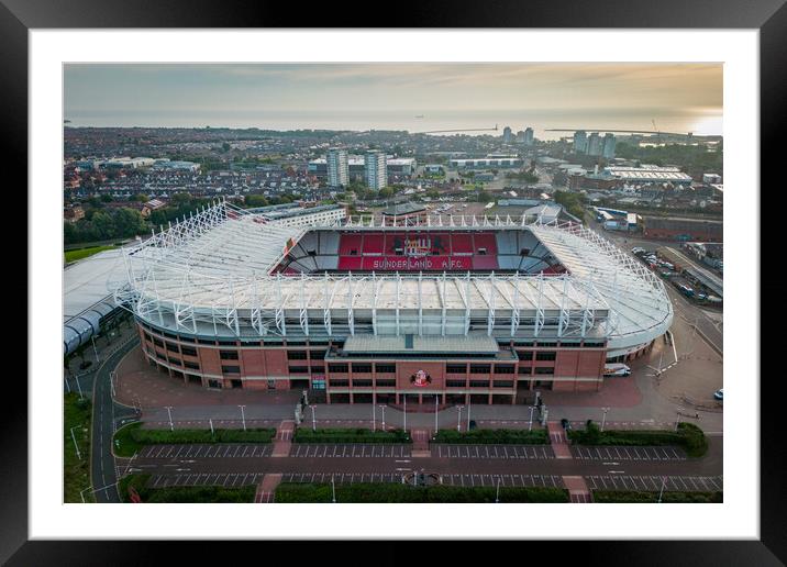 The Stadium of Light Framed Mounted Print by Apollo Aerial Photography