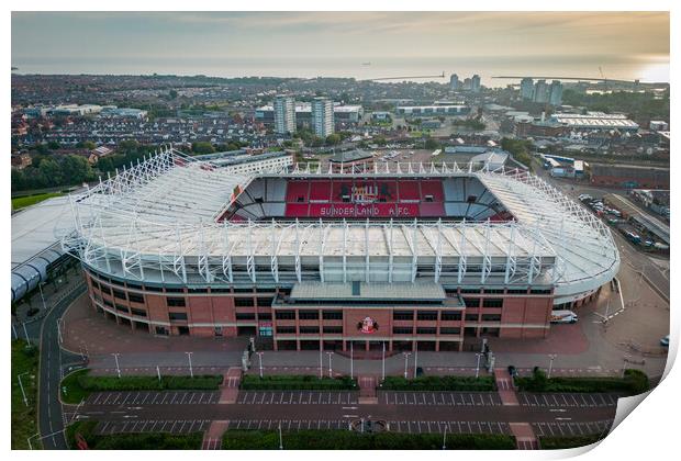 The Stadium of Light Print by Apollo Aerial Photography