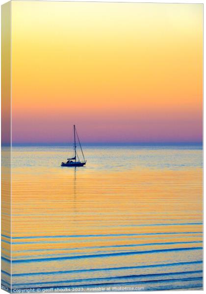 At Anchor II Canvas Print by geoff shoults