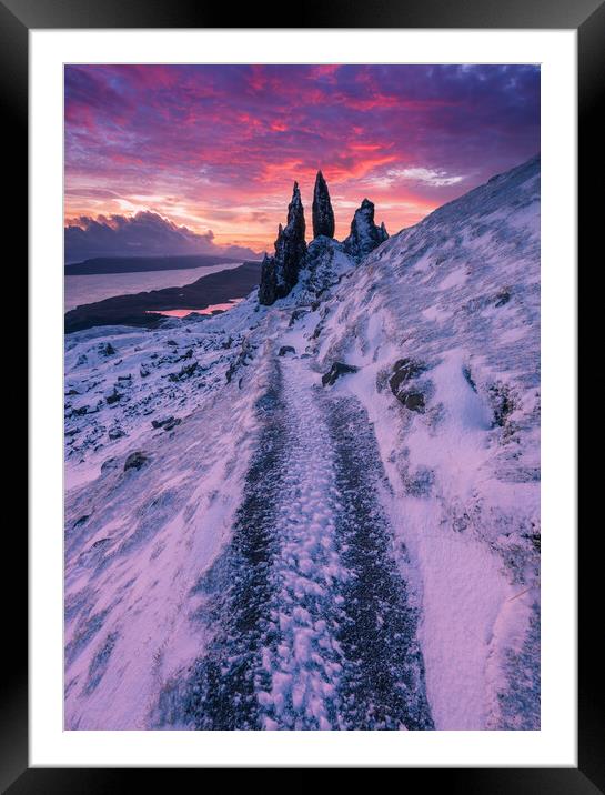 The Old Man of Storr Framed Mounted Print by John Finney