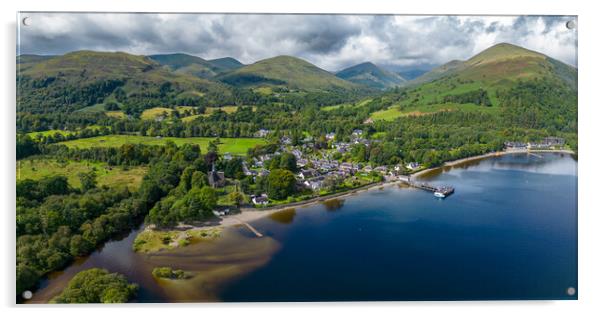 The Village of Luss Acrylic by Apollo Aerial Photography