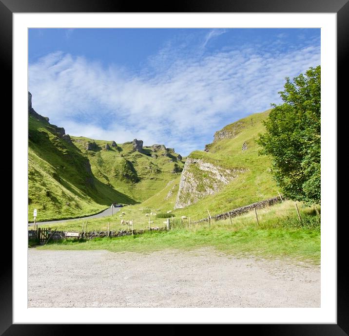 Winnats Pass Framed Mounted Print by James Allen