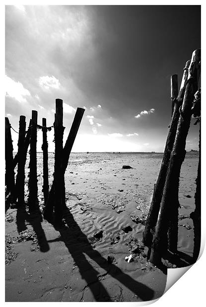 Mersea Island Beach Print by Nigel Bangert