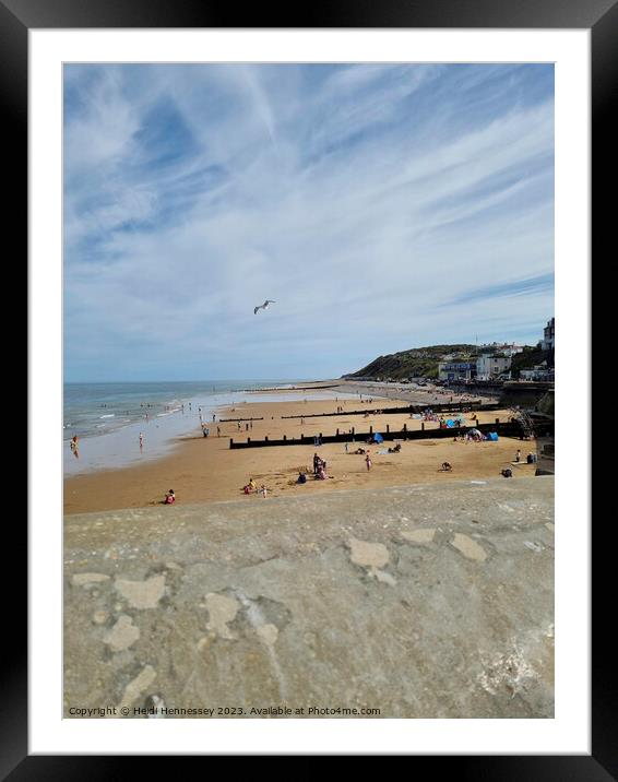 Serene Beauty of Cromer in the Summer Sun Framed Mounted Print by Heidi Hennessey