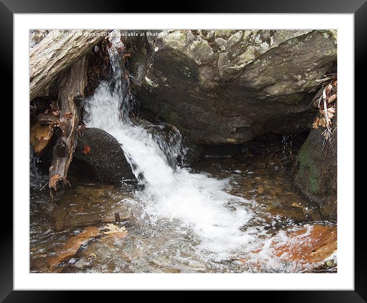 Mountain Creek Framed Mounted Print by Michael Waters Photography