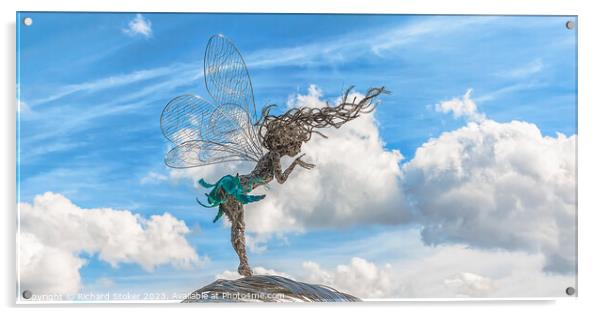 Fairy Kiss Acrylic by Richard Stoker