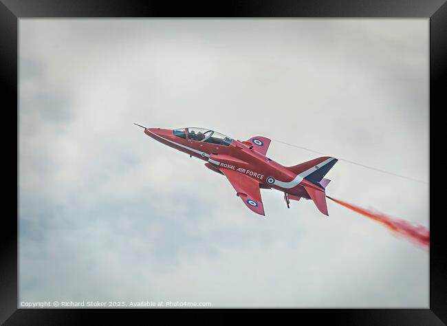 Red Red Red Framed Print by Richard Stoker