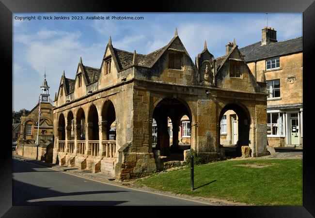 Market place in Chipping Campden Cotswolds  Framed Print by Nick Jenkins
