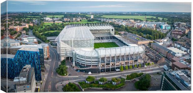 St James Park Newcastle Utd Canvas Print by Apollo Aerial Photography