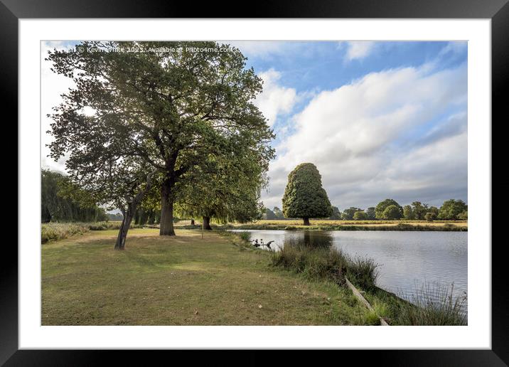 Gardens of Surrey in late September Framed Mounted Print by Kevin White