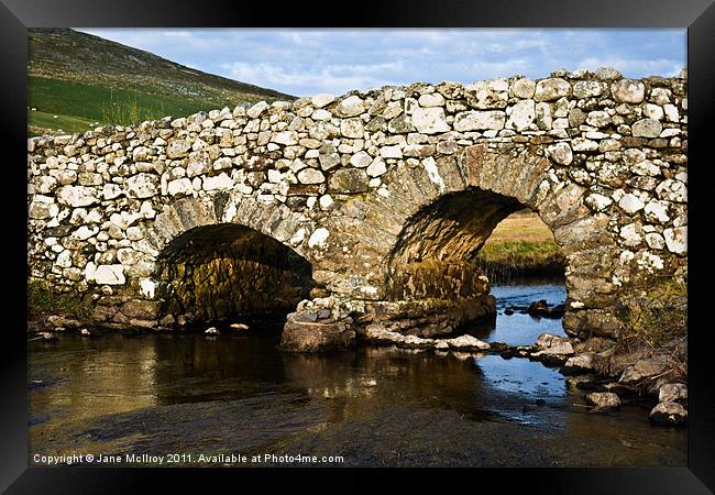 Quiet Man Bridge, Connemara, Ireland Framed Print by Jane McIlroy