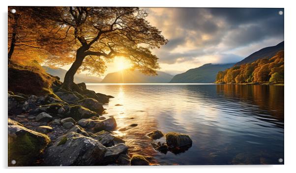 Loch Lomond Acrylic by Steve Smith