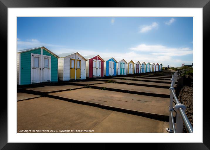 Seafront Colour Framed Mounted Print by Neil Porter